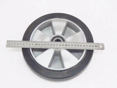 Колесо резиновое 250х50 мм с подшипником для тележек гидравлических HW по ценам производителя в Екатеринбурге с доставкой по всей России