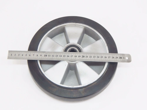 Колесо резиновое 250х50 мм с подшипником для тележек гидравлических HW по ценам производителя в Екатеринбурге с доставкой по всей России