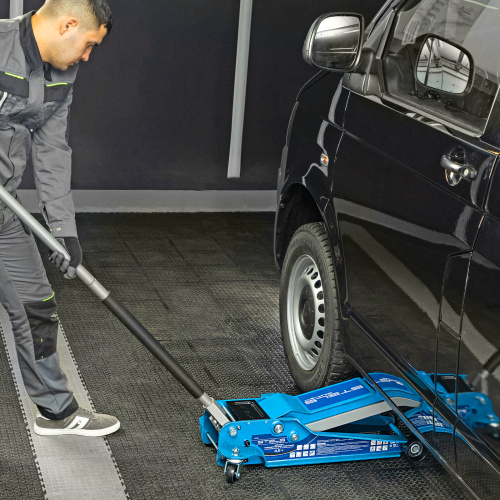 Домкрат гидравлический подкатной, быстрый подъем, 3.5т, Low Profile Quick, 100-565 мм, профессиональный Stels по ценам производителя в Екатеринбурге с доставкой по всей России