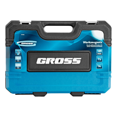 Набор инструментов, 1/4", 1/2", CrV, 120 зубьев, 109 предметов Gross по ценам производителя в Екатеринбурге с доставкой по всей России