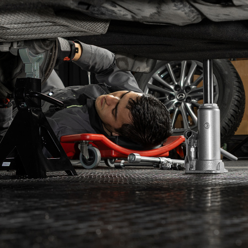 Домкрат гидравлический бутылочный, 3 т, высота подъема 194-372 мм Matrix по ценам производителя в Екатеринбурге с доставкой по всей России