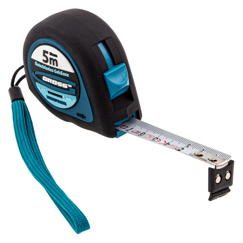 Рулетка "Ergonomisch",5 м x 19 мм,магнитный обрезиненный зацеп Gross по ценам производителя в Екатеринбурге с доставкой по всей России