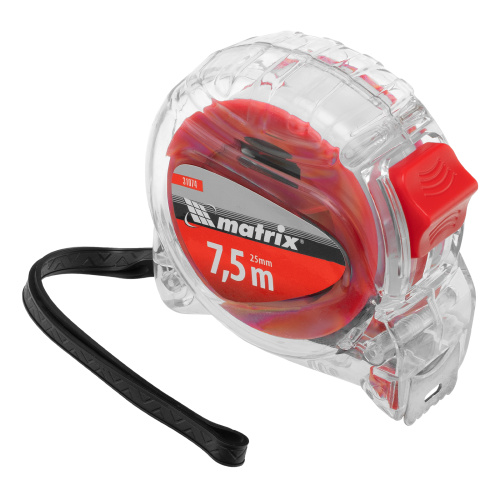 Рулетка Crystal,7,5 м х 25 мм,корпус из поликарбоната Matrix по ценам производителя в Екатеринбурге с доставкой по всей России