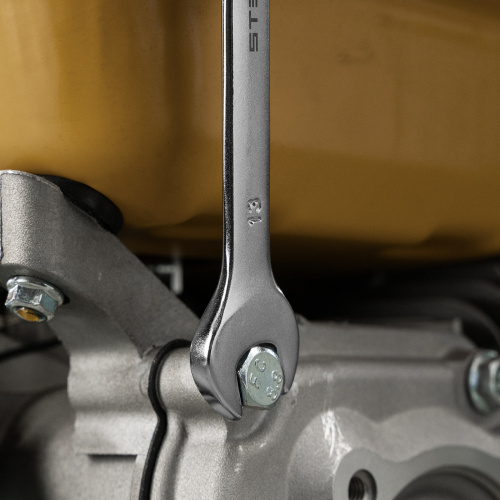 Ключ комбинированный, 13 мм, CrV, матовый хром Stels по ценам производителя в Екатеринбурге с доставкой по всей России