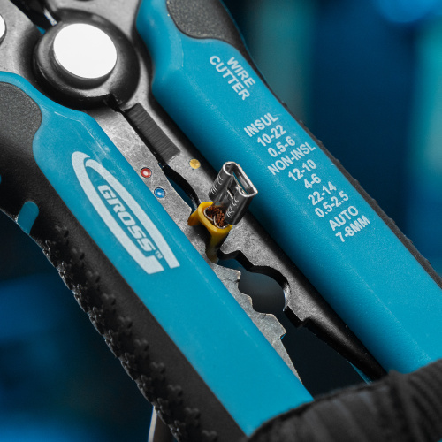 Щипцы для зачистки электропроводов, 0.05-8 кв.мм Gross по ценам производителя в Екатеринбурге с доставкой по всей России