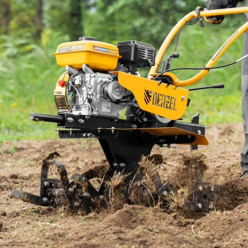 Мотоблок DPT-370S, 7 л.с., ремен.сцеп, фрез 3х4, ШОМ, передачи 3В/1Н Denzel по ценам производителя в Екатеринбурге с доставкой по всей России