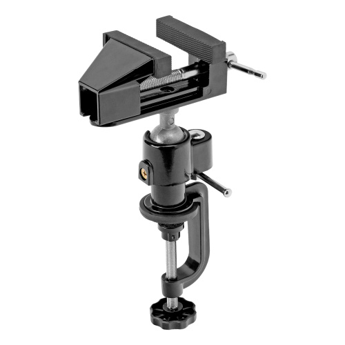 Тиски настольные, многофункциональные, сменная насадка, хомут для дрели, шарнирный механизм, 70 мм Matrix по ценам производителя в Екатеринбурге с доставкой по всей России