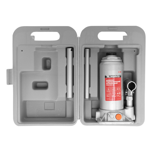 Домкрат гидравлический бутылочный, 5 т, h подъема 197-382 мм, в пластиковом кейсе Matrix по ценам производителя в Екатеринбурге с доставкой по всей России