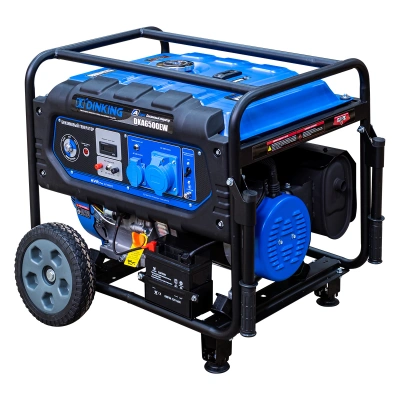Генератор бензиновый Dinking DKA6500EW (6,5кВт, электростартер, 15лс, колёса) по ценам производителя в Екатеринбурге с доставкой по всей России