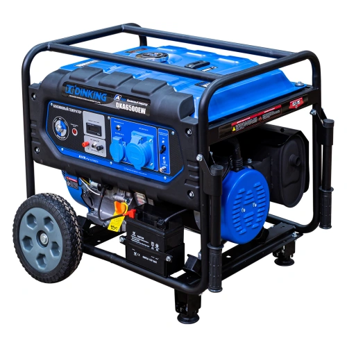 Генератор бензиновый Dinking DKA6500EW (6,5кВт, электростартер, 15лс, колёса) по ценам производителя в Екатеринбурге с доставкой по всей России
