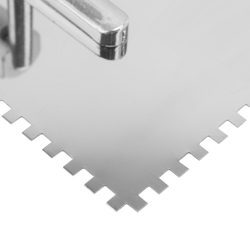 Гладилка из нержавеющей стали, 280 х 130 мм, деревянная ручка, зуб 6 х 6 мм Matrix по ценам производителя в Екатеринбурге с доставкой по всей России