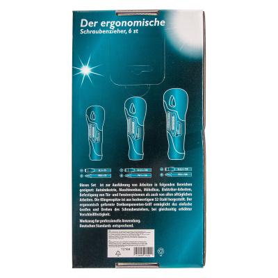 Набор отверток 6 шт, S2, трехкомпонентная рукоятка Gross по ценам производителя в Екатеринбурге с доставкой по всей России