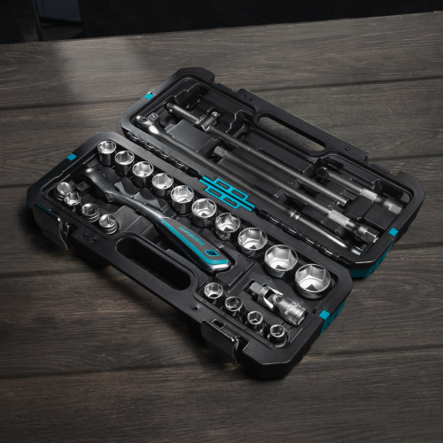 Набор инструментов, 1/2", CrV, 120 зубьев, 24 предмета Gross по ценам производителя в Екатеринбурге с доставкой по всей России