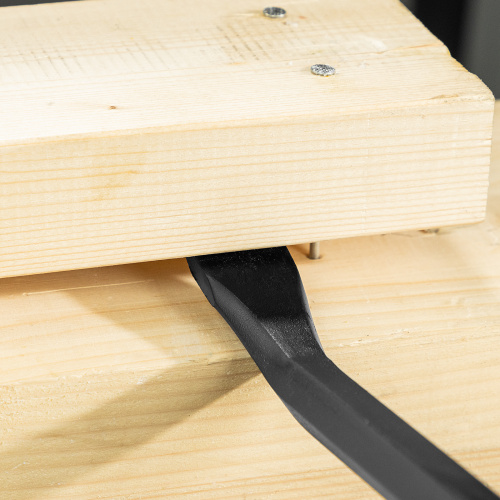 Лом-гвоздодер, 450 мм, шестигранный 16 мм, окрашенный, сталь 65 Denzel по ценам производителя в Екатеринбурге с доставкой по всей России