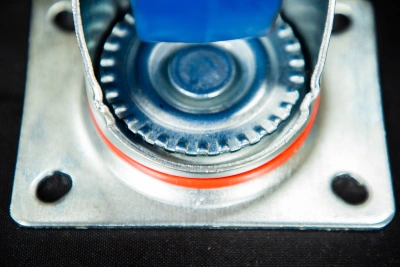 Колесо поворотное резина SRCLb 63 160 мм с тормозом (F) по ценам производителя в Екатеринбурге с доставкой по всей России