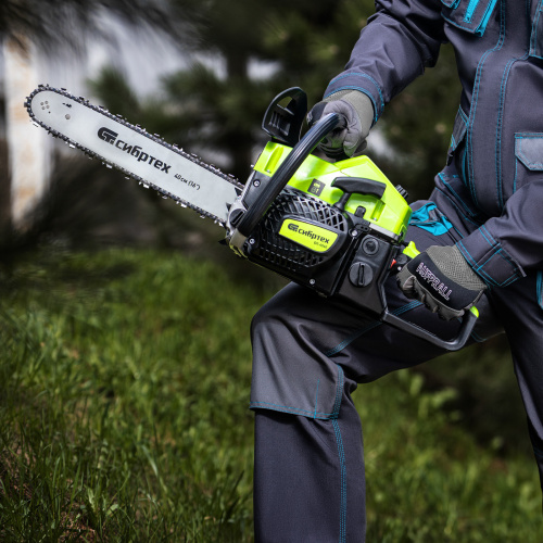 Пила цепная бензиновая БП-4540, 45 см3, шина 40 см, шаг 0.325, паз 1,5 мм, 64 звена Сибртех по ценам производителя в Екатеринбурге с доставкой по всей России