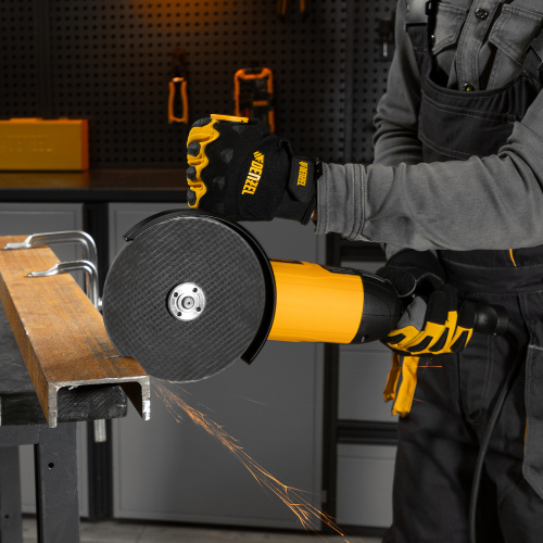 Машина шлифовальная угловая AG180-2000, 2000 Вт, 180 мм, 8500 об/мин Denzel по ценам производителя в Екатеринбурге с доставкой по всей России