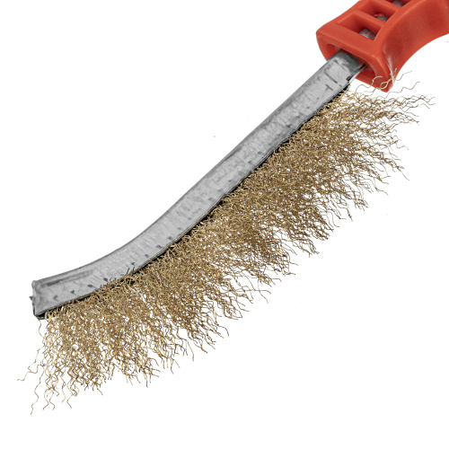 Щетка металлическая латунированная, пластиковая ручка Matrix по ценам производителя в Екатеринбурге с доставкой по всей России