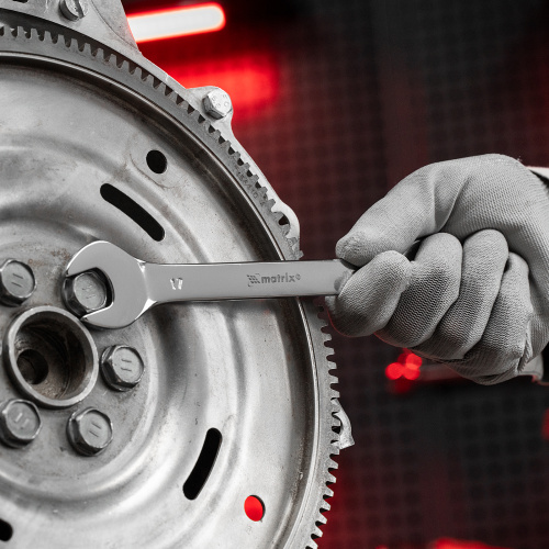 Набор ключей рожковых 12 шт, (6-32мм) CrV, EllipticaL зеркальное хромирование Matrix по ценам производителя в Екатеринбурге с доставкой по всей России