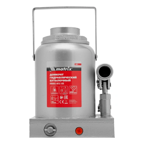 Домкрат гидравлический бутылочный, 30 т, h подъема 244-370 мм Matrix по ценам производителя в Екатеринбурге с доставкой по всей России