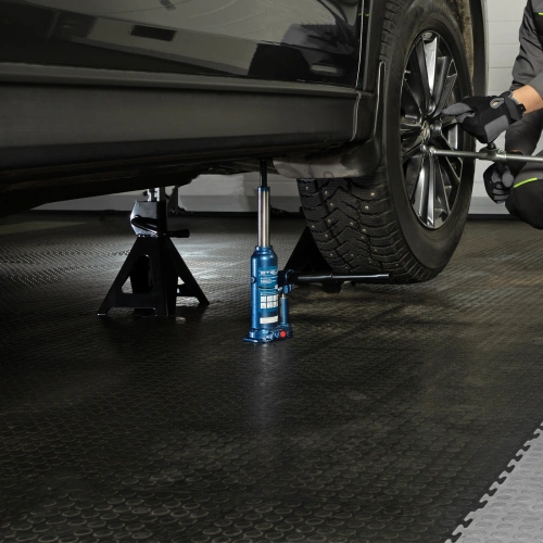 Домкрат гидравлический бутылочный, 2 т, h подъема 178-338 мм, в пластиковом кейсе Stels по ценам производителя в Екатеринбурге с доставкой по всей России