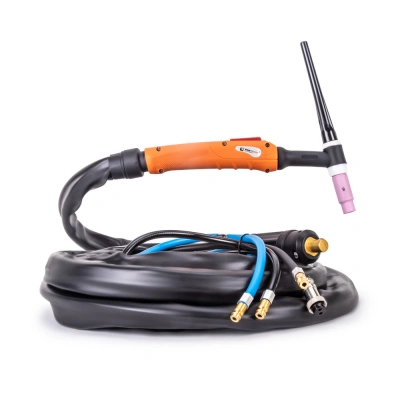 FoxWeld Горелка UnoTIG-18 4м (разъем 35мм2, с кнопкой, ж/охл.) (пр-во FoxWeld/КНР) по ценам производителя в Екатеринбурге с доставкой по всей России