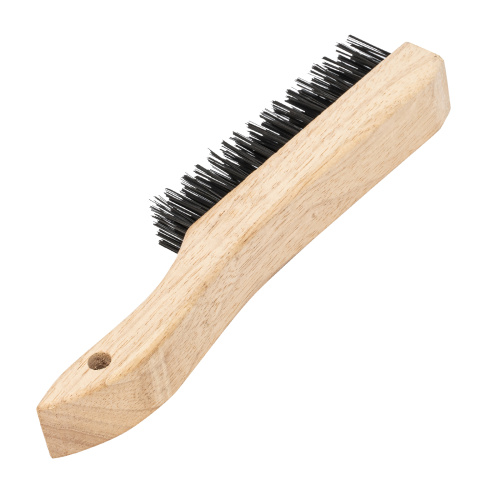 Щетка зачистная пятирядная, закаленная прямая проволока с деревянной ручкой Сибртех по ценам производителя в Екатеринбурге с доставкой по всей России