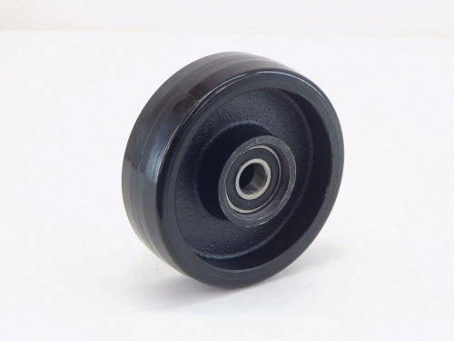 Колесо полиуретан 150х50 мм с подшипником для тележек гидравлических BFWL/BFL10/BFL15 по ценам производителя в Екатеринбурге с доставкой по всей России