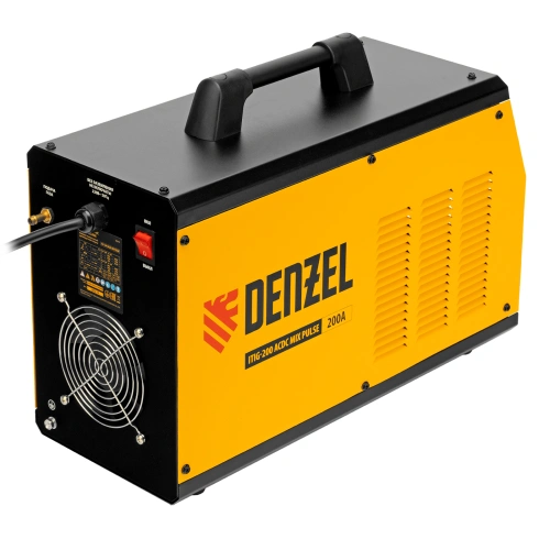 Аппарат инвертор. аргонодуговой сварки ITIG-200 ACDC Mix Pulse, 200 А, ПВ 60% Denzel по ценам производителя в Екатеринбурге с доставкой по всей России