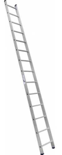 Лестница приставная алюминиевая 1*14 по ценам производителя в Екатеринбурге с доставкой по всей России