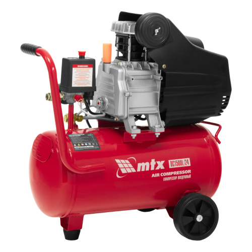 Компрессор воздушный DC1500L/24, 1,5 кВт, 24 л, 210 л/мин MTX по ценам производителя в Екатеринбурге с доставкой по всей России