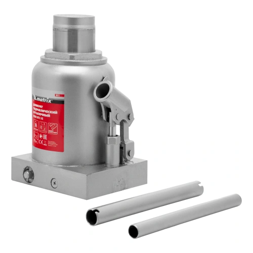 Домкрат гидравлический бутылочный, 30 т, h подъема 244-370 мм Matrix по ценам производителя в Екатеринбурге с доставкой по всей России