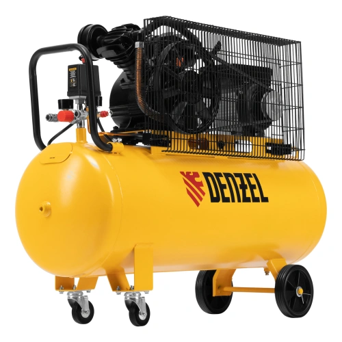 Компрессор воздушный BCV2200/100, ременный привод, 2.2 кВт, 100 литров, 370 л/мин Denzel по ценам производителя в Екатеринбурге с доставкой по всей России