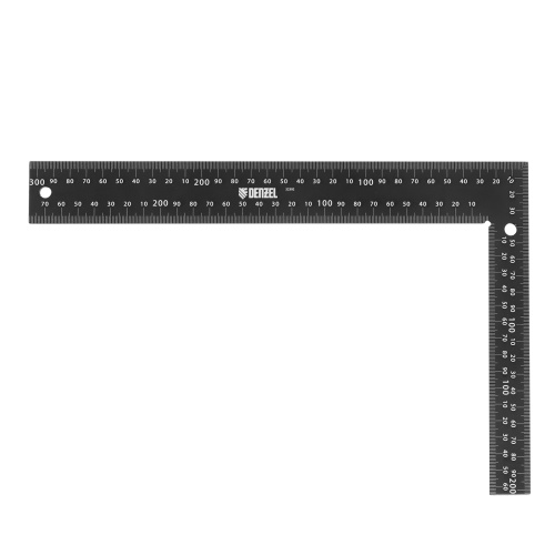 Угольник, 200 х 300 мм, алюминиевый, лазерная гравировка Denzel по ценам производителя в Екатеринбурге с доставкой по всей России