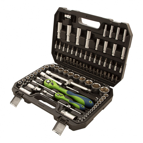 Набор инструментов 94 предмета, CrV, 1/2", 1/4" Сибртех по ценам производителя в Екатеринбурге с доставкой по всей России