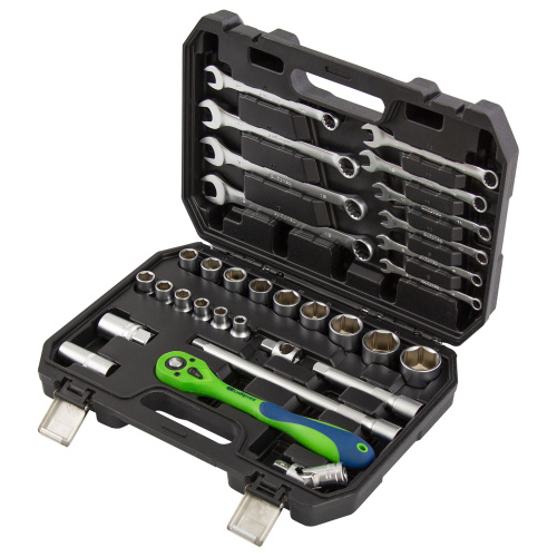 Набор инструментов 32 предмета, CrV, 1/2" Сибртех по ценам производителя в Екатеринбурге с доставкой по всей России