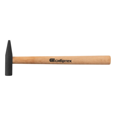 Молоток слесарный 200 г, квадратный боек, деревянная рукоятка Сибртех по ценам производителя в Екатеринбурге с доставкой по всей России