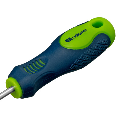 Отвертка, SL4 х 100 мм, CrV, двухкомпонентная рукоятка Сибртех по ценам производителя в Екатеринбурге с доставкой по всей России