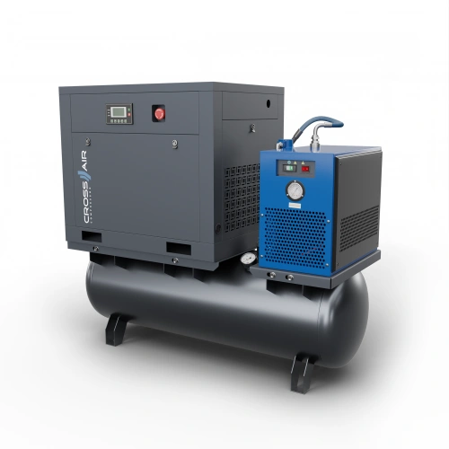Винтовой компрессор с осушителем CrossAir CA5.5-8RA-500DRY (IP54) по ценам производителя в Екатеринбурге с доставкой по всей России