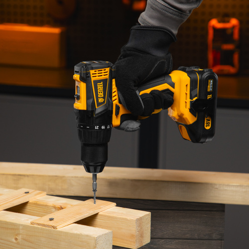 Дрель-шуруповерт аккумуляторная, бесщет. BLDL-IB-18-0, Li-Ion, 18 В Denzel по ценам производителя в Екатеринбурге с доставкой по всей России