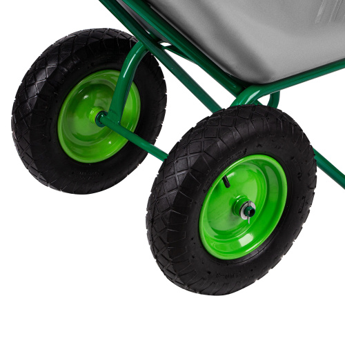 Тачка садово-строительная, 2-х колесная, усиленная, грузоподъемность 320 кг, объем 100 л по ценам производителя в Екатеринбурге с доставкой по всей России