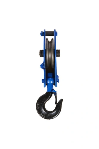 Блок монтажный однорольный с  крюком TOR 0,5 т с откидной щекой (S) по ценам производителя в Екатеринбурге с доставкой по всей России