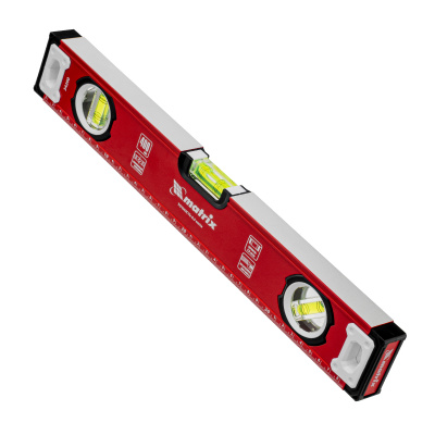 Уровень алюминиевый, фрезерованный, 3 глазка, 400 мм Matrix по ценам производителя в Екатеринбурге с доставкой по всей России