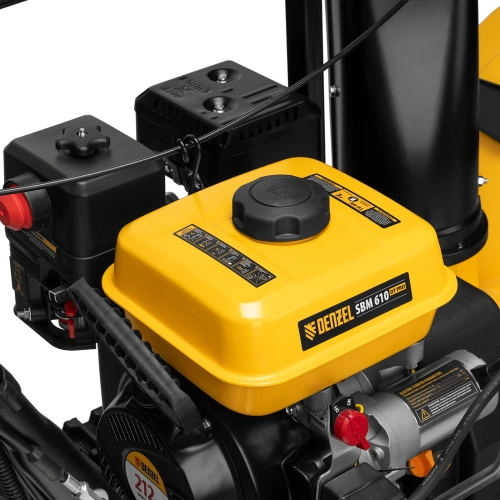 Бензиновая снегоуборочная машина SBM 610DT PRO, 212cc, гусеницы, эл.старт, блок. дифф. Denzel по ценам производителя в Екатеринбурге с доставкой по всей России