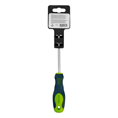 Отвертка, SL5 х 100 мм, CrV, двухкомпонентная рукоятка Сибртех по ценам производителя в Екатеринбурге с доставкой по всей России