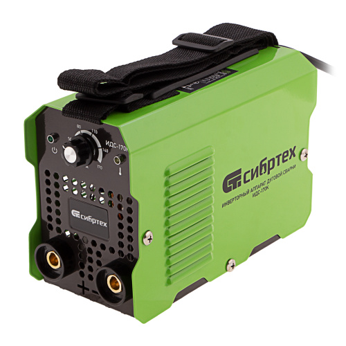 Инверторный аппарат дуговой сварки ИДС-170K, 170 А, ПВ 80%, диаметр электрода 1,6-3,2 мм Сибртех по ценам производителя в Екатеринбурге с доставкой по всей России