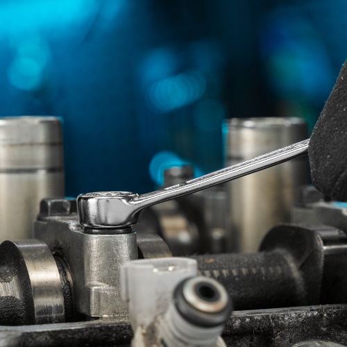 Набор ключей комбинированных 8-19 мм, 8 шт, CrV, холодный штамп Gross по ценам производителя в Екатеринбурге с доставкой по всей России