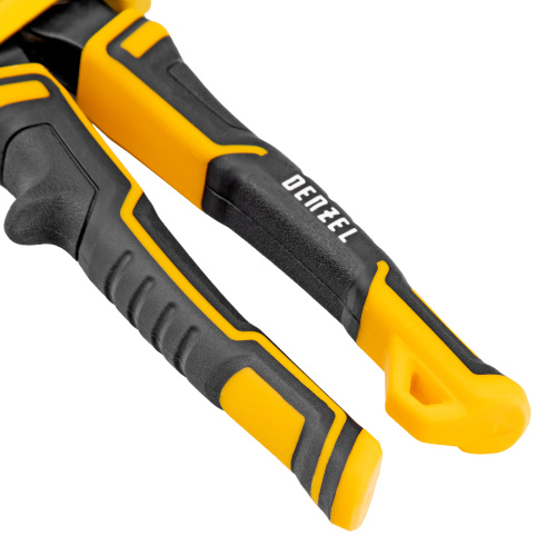 Ножницы по металлу, 315 мм, прямой проходной рез, сталь-CrMo, трехкомпонентные рукоятки Denzel по ценам производителя в Екатеринбурге с доставкой по всей России