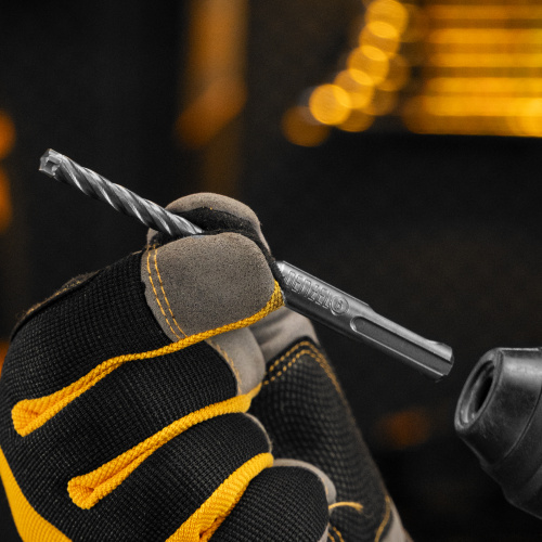 Бур по бетону, цельная крестовая пластина, 6x115 мм, SDS PLUS Denzel по ценам производителя в Екатеринбурге с доставкой по всей России