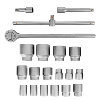 Набор торцевых головок 3/4", головки 19 х 50 мм, 20 предметов, в метал. боксе Matrix по ценам производителя в Екатеринбурге с доставкой по всей России